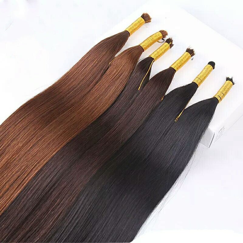 Extensión pelo a granel, para trenzas, crochet, keratina