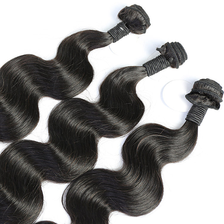 Cabello virgen brasileño ondulado tipo body wave