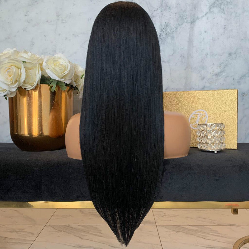 peluca seminatural  largo liso - Long Straight Wig