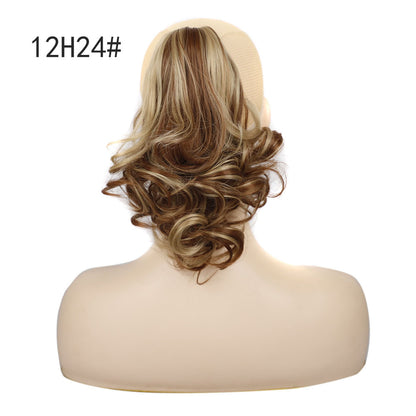 Ponytail Extension de Fibra  corto