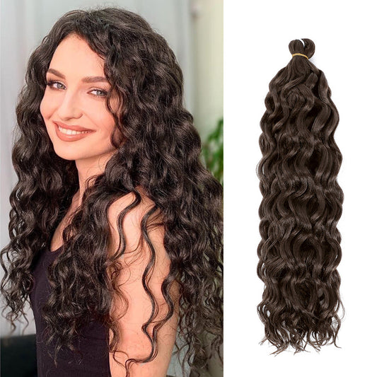 Cabello para crochet estilo onda océano hawaiana