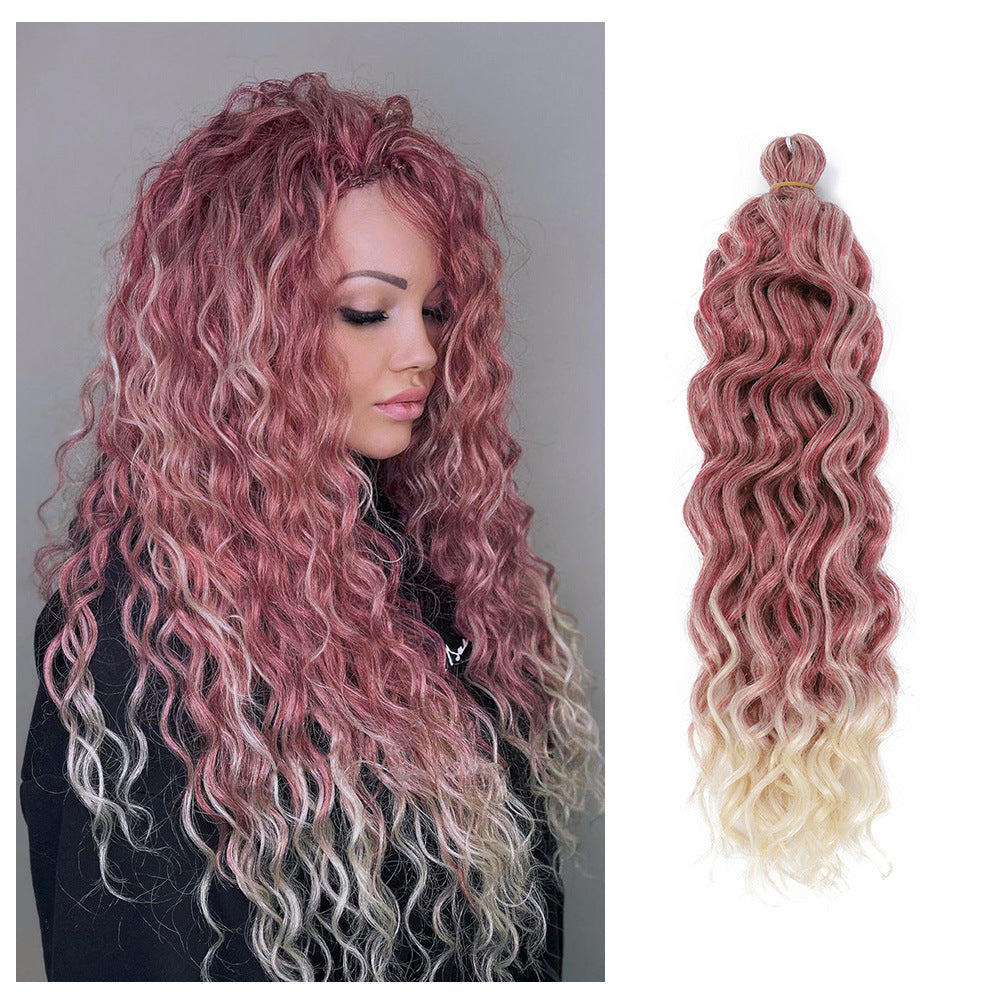 Cabello para crochet estilo onda océano hawaiana