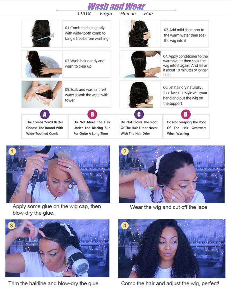 Pelucas lace front de cabello humano ondulado tipo body wave